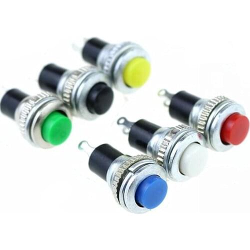 DS-316 button switch, self reset switch, mounting aperture 10mm