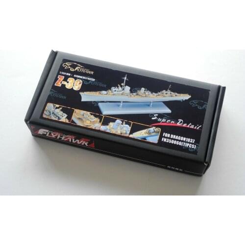 Flyhawk FH350066 1/350 German Z-39 Destroyer Upgrade Parts for Dragon