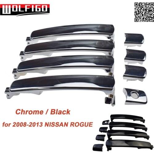 WOLFIGO New Front Rear Left Right Exterior Outside Door Handle for Nissan Rogue Infiniti G35 80640AM205 NI1310129 80640CA012