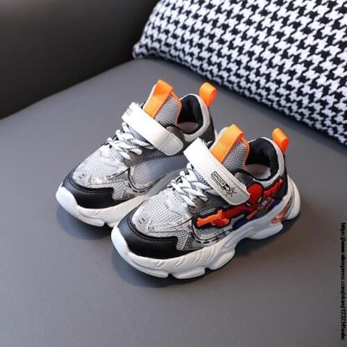 Disney Children Kid Spiderman Shoes Tennis Sneakers Toddler Baby Boys Girls Cartoon Breathable Shoes birthday gift