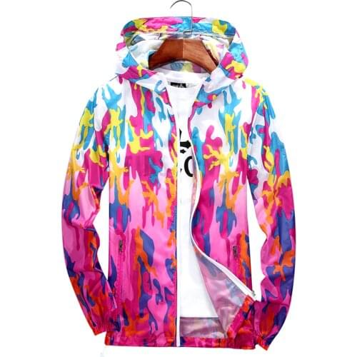 Long Sleeve Hooded Waterproof Summer Jacket Breathable Quick Dry Camping Sun&UV Protection Hiking Jacket