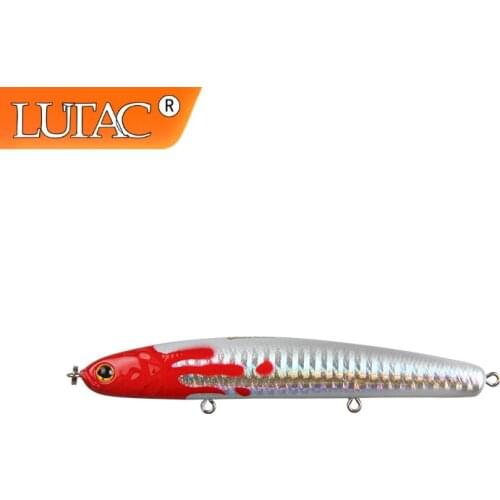 Lutac Pencil Fishing Lures Wobblers Pesca Sinking Hard Artificial Stickbaits Laser Tackle Treble Hooks