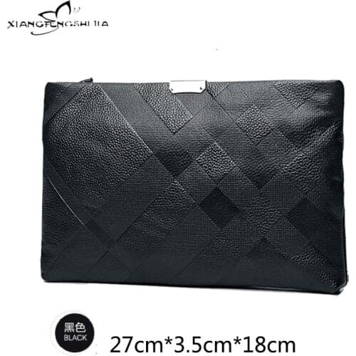 Mens retro multi-functional and large-capacity hand-held bag