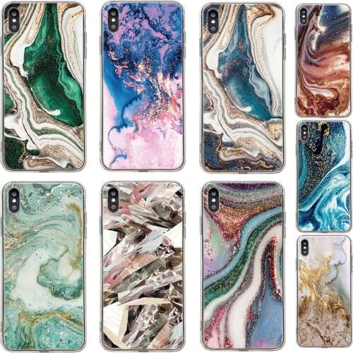 For Vsmart JOY 4 1 Plus Active 1 Soft cover For BQ 5016G Choice 6040L 6042L Magic E Golden marble phone case