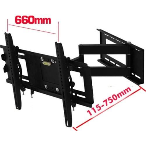 DL-WA-102MT 30"-70" 3 big arm retractable swivel LCD wall PLASMA fold full motion tv bracket lcd wall mount led stand 60KG