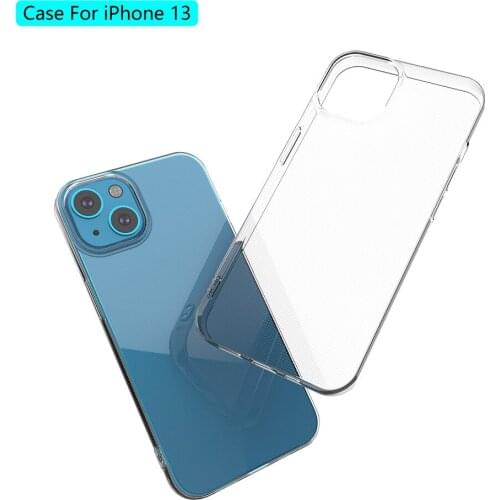 New Case For iPhone 13 Transparent Soft TPU Phone Case Silione Protection bumper Cover For iPhone13 2021 6.1"inch Clear