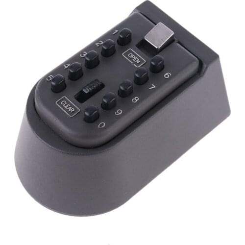 Outdoor Wall Mount Spare Key Safe Storage Box Waterproof Push Button Lock Holder