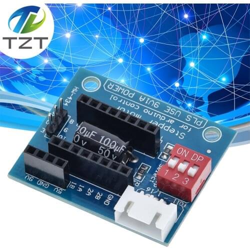 TZT 3D Printer Stepper Motor Driver Control Extension Shield Board For A4988 DRV8825