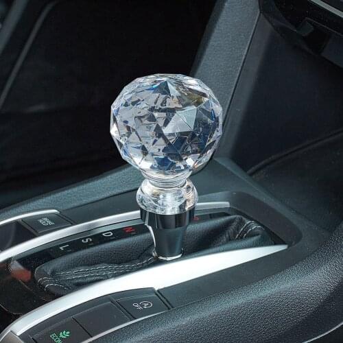 LED Light RGB Shift Knob Stick Acrylic Crystal Crystal Transparent Gear Shifter High Quality Gear Shift Knob