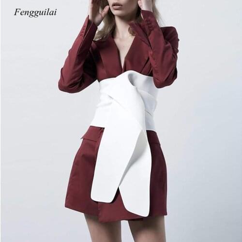 Spring 2021 New Fashion Design High Waist Retro Ins Style Blazer Jacket for Office Women Party Club Street Wear