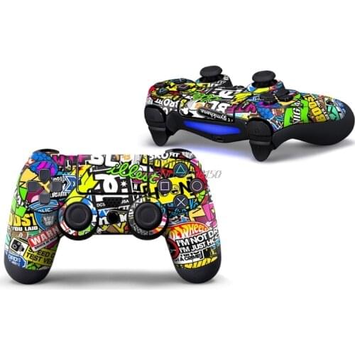 Vinyl Decorative Sticker Skin Cover Decal Wrap For Sony Playstation 4 Controller Star Protector Skins Cover For PS4 Controle