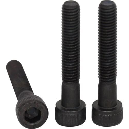3/8-16 OD 2-3/4 3 Inch Long 12.9 Grade BSW British Standard Half Coarse Thread Carbon Steel Allen Head Hex Hexagon Socket Screw