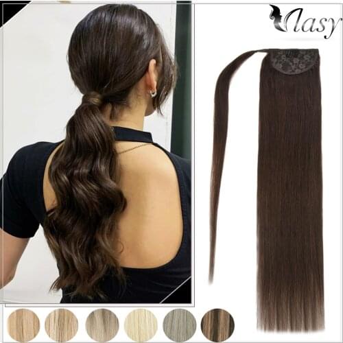 Накладные хвосты из натуральных волос Vlasy China At AliExpress