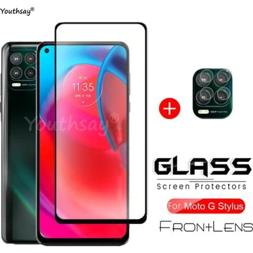 For Motorola Moto G Stylus Glass for Motorola G Stylus Tempered Glass Screen Film Camera Protector Film For Moto G Stylus 5G