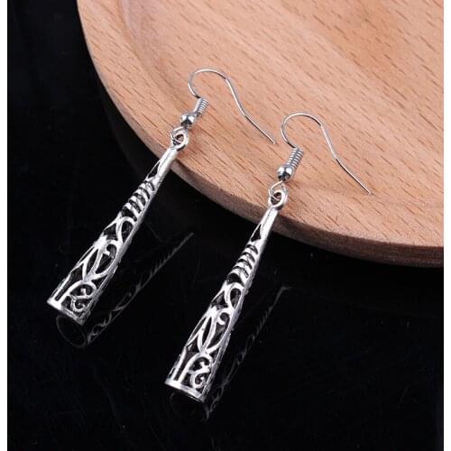 TODOX 2019New Fashion metal Jewelry Drop Earrings For Women Retro Geometric Bohemia for party holiday gift lady hook earrings