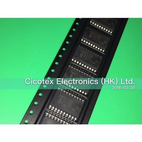 10pcs/lot 74HC574D SOP20 7.2MM IC D-TYPE POS TRG SNGL 20SOIC 74HC574
