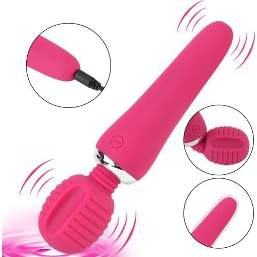 10 Speeds Super Powerful Erotic Clitoris Nipple Stimulator Magic Wand AV Vibrator Sex Toys for Woman Sex Shop G-Spot Massage