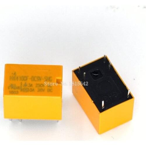 5PCS/LOT HK4100f-DC9V-SHG Relay hk4100F-DC9V HK4100F 9V 6Pins 3A 250V AC/ 3A 30V DC