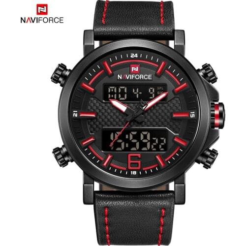 NAVIFORCE Brand Watch Men Quartz Luxury Men Military Sport Watch Waterproof 24 Hour Clock Male Wrist Watches Relogio Masculino