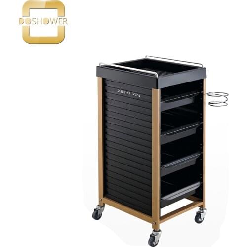 Doshower wooden salon trolley of salon styling stations with beauty salon counter design
