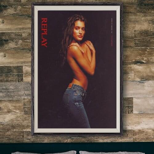 E199 Korina Longin Sexy Model Movie Star Wall Silk Cloth Poster Art Home Decoration Gift