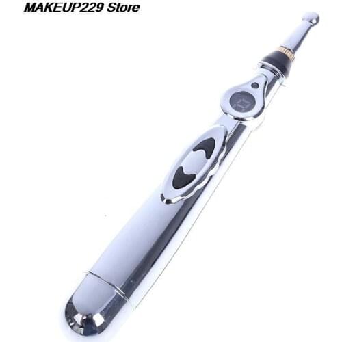 Electric Acupuncture Point Massage Pen Body Head Back Neck Leg Massager Pain Relief Laser Therapy Electronic Meridian Energy Pen