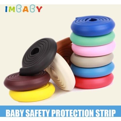 IMBABY 2M*5PCS Baby Safety Protection Strip Table Desk Edge Guard Strip Baby Furniture Door Draft Stopper Dust Proof Noise Strip