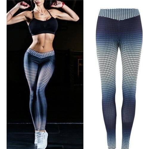 2020 Printing Leggings Put Hip Elastic High Waist Legging Breathable Slim Pants