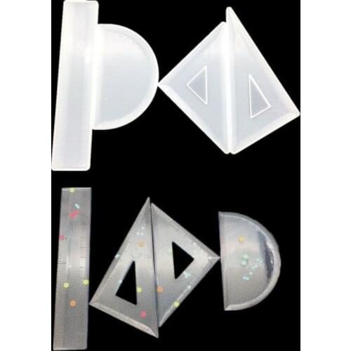 2021 New Diy Crystal Drop Ruler Mold Hand-crafted Ruler Mold Measuring Tool Silicone Mold Tape Scale Wholesale Drop Shipping