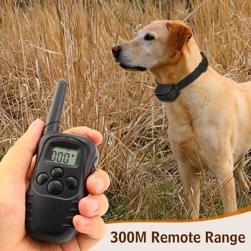Dog Training Collar With Remote Control Bark No Shock Vibration Beep LED Display Professional Pet Trainer Electronic Dog Collar