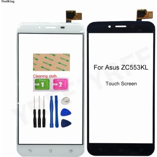 Touch Screen For Asus ZenFone 3 Max ZC553KL Touch Screen Digitizer Sensor Front Glass Panel Replacement Parts