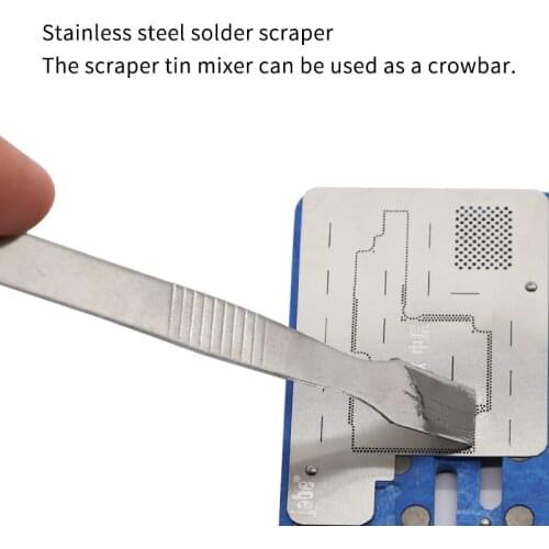 Flux Scraper BGA Stainless Steel Non-magnetic Solder Auxiliary Tool Scraper For Soldering Rework Auxiliary Assist Scraper