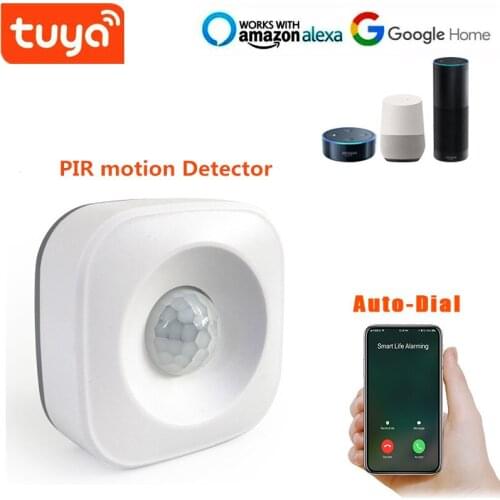 TuyaSmart App Control 2.4G WiFi Smart PIR Motion Detector Sensor Smart Home Protector Sensor