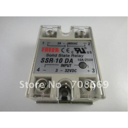 Solid State Relay SSR-10DA 10A 3-32VDC/24-380VAC