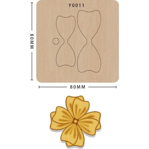 Hairpin Wood Cutting dies DIY Scrapbooking Mold Wooden Cutter Making Decor Supplies Dies Template Suitable for big shot machines