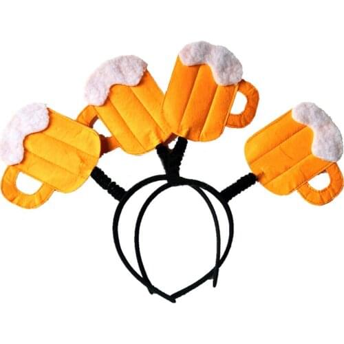 Teacup Beer Festival Headband Girls Fashion Hair Hoop Lovely Gift Party Photo Props Carnival Oktoberfest Headwear Decor