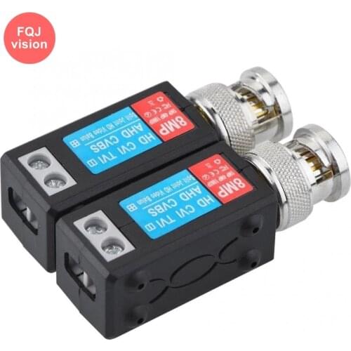 10 Pairs 8MP CCTV Camera BNC Video Balun Connecter Portable Spliced Wireless Transceiver For 2MP 5MP 8MP CCTV Camera