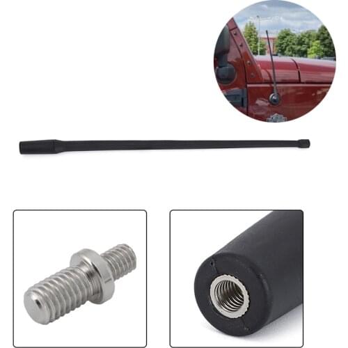 13Inch Car FM Antenna Auto Radio Antennas Signal Amplifier for Jeep Wrangler JK JL Gladiator 2007-2021 Exterior Parts Auto Parts