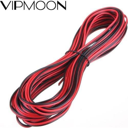 20-100M 22AWG 2PIN Extension Cord Wire Cable Cord Connector Cable Electrical Wire for 5050 3528 RGB LED Strip Connector Wire