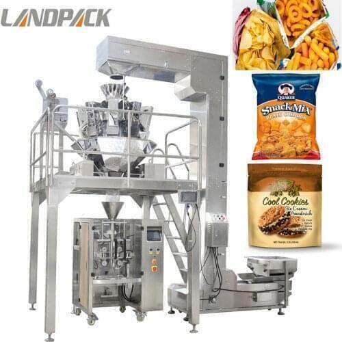 Automatic snacks packing machine