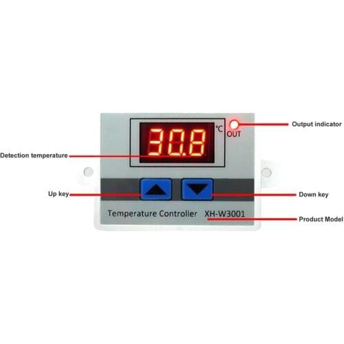 Xh-W3001 Digital Thermostat Temperature Switch Microcomputer Temperature Controller Temperature Control Switch