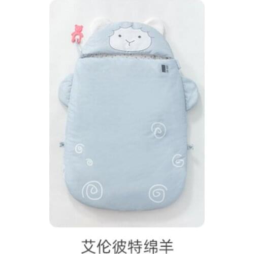 Newborn anti-scare flea bag towel autumn and winter thick cotton baby hug baby animal sleeping bag