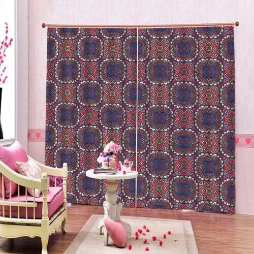 Purple fabrics semi-blackout curtains for window living room Curtains home Drapes