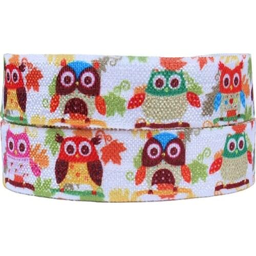 FLRA ElasticWholesale popular cartoon character fold over elastic ribbons