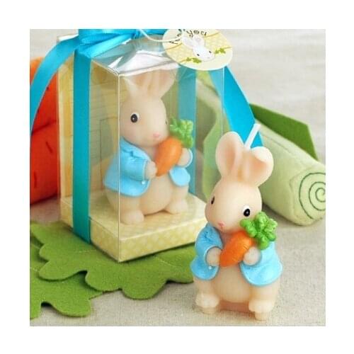 Candle Moulds,sugar Craft Tools,chocolate Bakeware 3D Zodiac Carrot Rabbit Candle Molds, Silicone Mold Soap, Animal PRZY