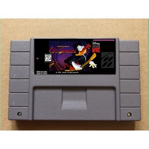 Maui Mallard in Cold Shadow USA-NTSC version 16 bit 46 pins video games