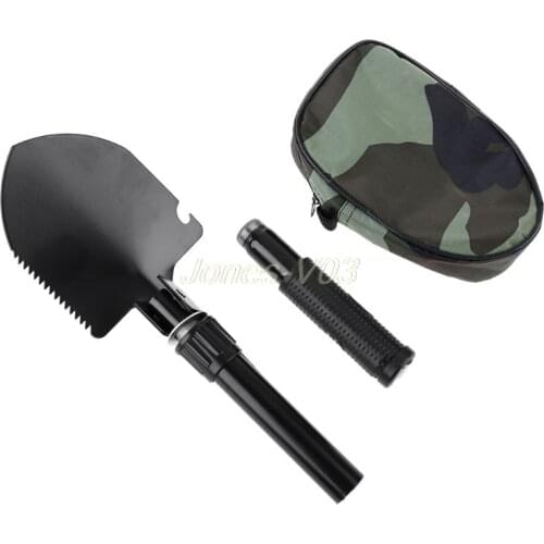 Outdoor Metal Detector Supporting Tools Gold Finder Shovel Military Folding Shovel Spade Emergency Garden Camping Tool