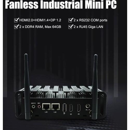 Newest AMD Gaming Mini PC A6 Pro 8500B Dual Core Radeon R5 Graphic 2*DDR3 Desktop Computer Windows 10 4K HDMI DP VGA AC WIFI