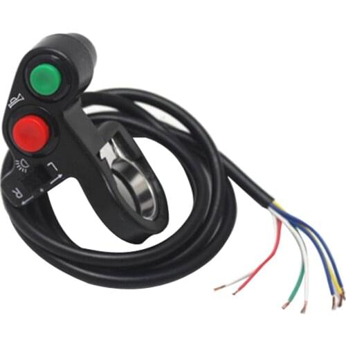 Motorcycle Scooter Universal Switch Horn Turn Signal On Off Plastic Lightweight perfect with other accessories