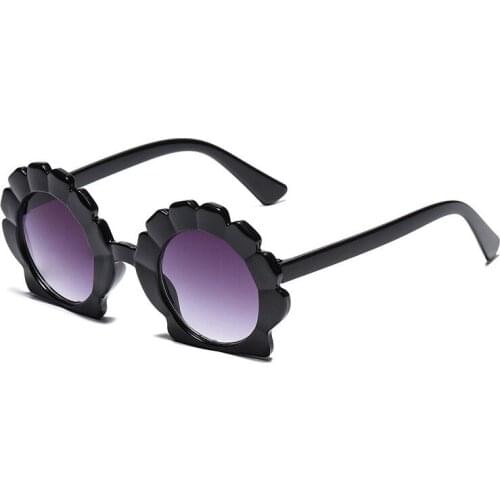 2021 NEW Sun Flower Round Cute kids sunglasses UV400 for Boy girls toddler Lovely baby sun glasses Children Oculos de sol